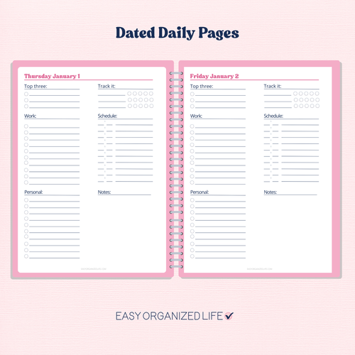 2026 Daily & Paycheck Budget Planner Bundle