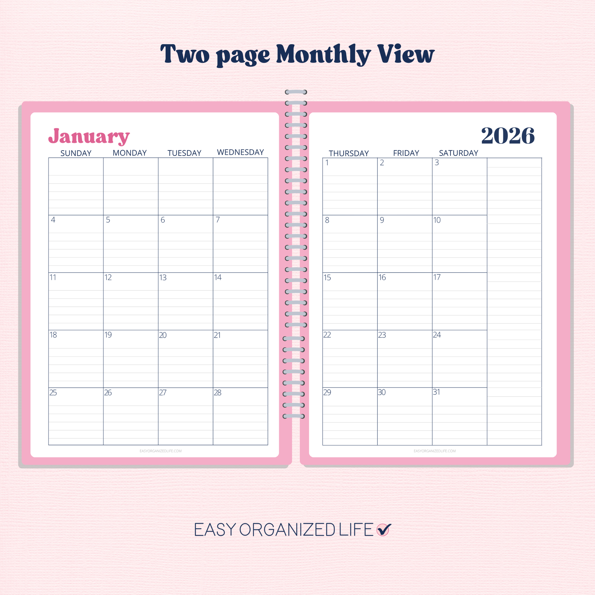 2026 Hourly Printable Planner | Weekly | Disc Planner | Work Planner