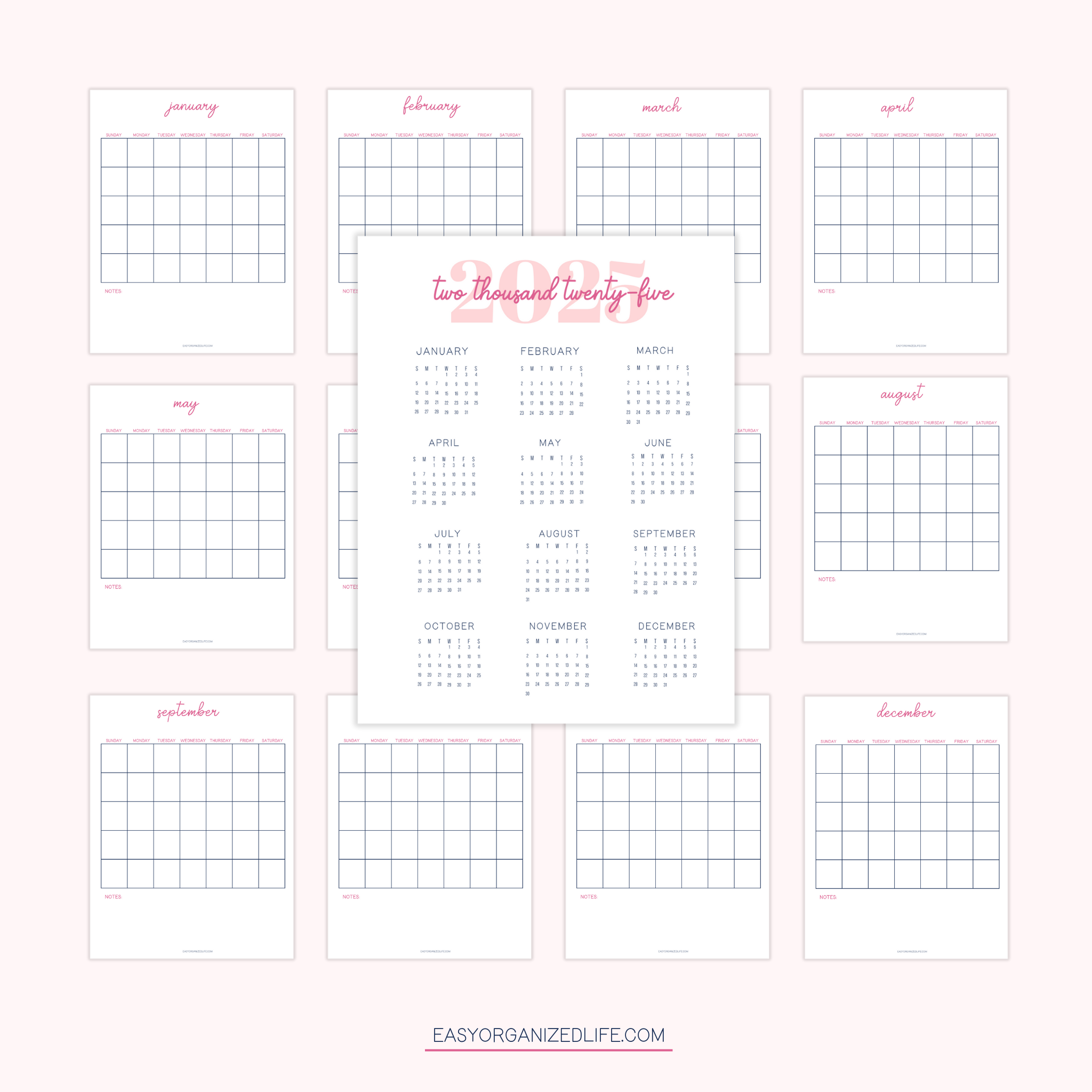 Paycheck Budget Planner | Pink | Printable